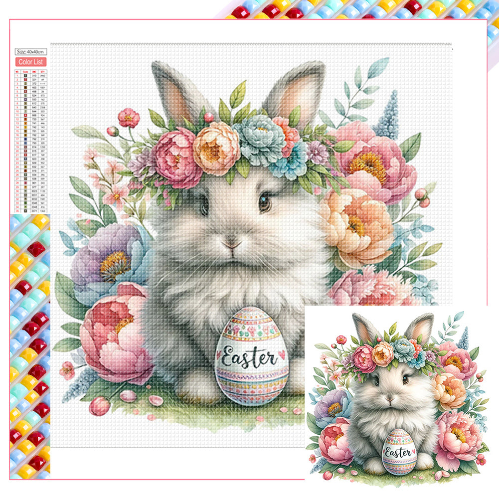 Diamond Painting - Full Square - easter bunny (40*40CM)