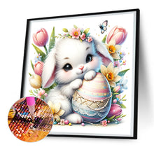 Load image into Gallery viewer, Diamond Painting - Full Round - Lop-eared Rabbit and Easter Eggs (30*30CM)
