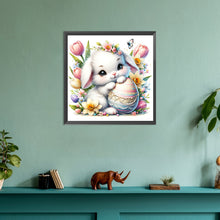 Load image into Gallery viewer, Diamond Painting - Full Round - Lop-eared Rabbit and Easter Eggs (30*30CM)
