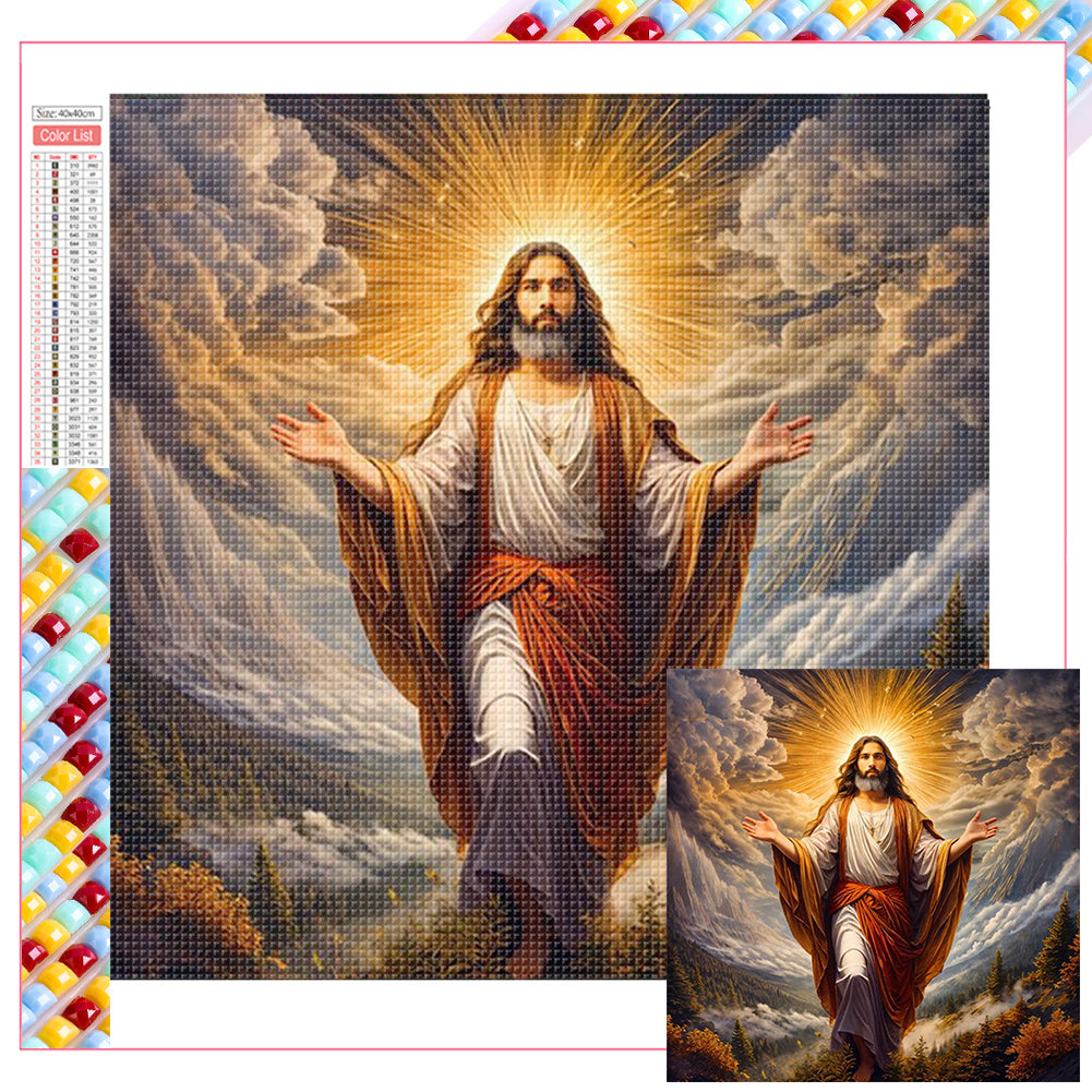 Diamond Painting - Full Square - Jesus (40*40CM)