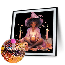 Load image into Gallery viewer, Diamond Painting - Full Round - black witch (30*30CM)
