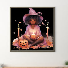Load image into Gallery viewer, Diamond Painting - Full Round - black witch (30*30CM)
