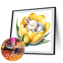 Load image into Gallery viewer, Diamond Painting - Full Round - budding rabbit (30*30CM)
