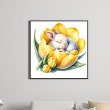 Load image into Gallery viewer, Diamond Painting - Full Round - budding rabbit (30*30CM)
