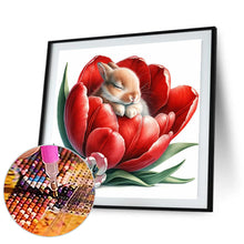 Load image into Gallery viewer, Diamond Painting - Full Round - budding rabbit (30*30CM)
