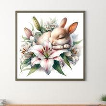 Load image into Gallery viewer, Diamond Painting - Full Round - budding rabbit (30*30CM)
