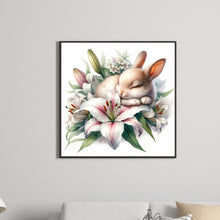Load image into Gallery viewer, Diamond Painting - Full Round - budding rabbit (30*30CM)
