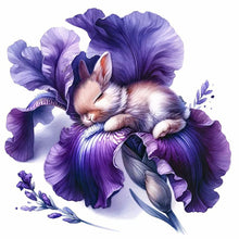 Load image into Gallery viewer, Diamond Painting - Full Round - budding rabbit (30*30CM)
