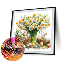 Load image into Gallery viewer, Diamond Painting - Full Round - Easter egg bouquet (30*30CM)
