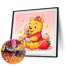 Load image into Gallery viewer, Diamond Painting - Full Round - Winnie the Pooh and Strawberries (30*30CM)

