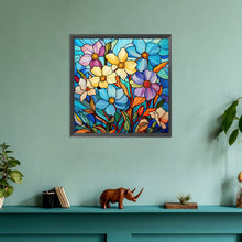 Load image into Gallery viewer, Diamond Painting - Full Round - Glass art colorful daffodils (30*30CM)
