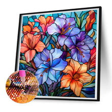 Load image into Gallery viewer, Diamond Painting - Full Round - glass art colorful flowers (30*30CM)

