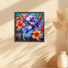 Load image into Gallery viewer, Diamond Painting - Full Round - glass art colorful flowers (30*30CM)

