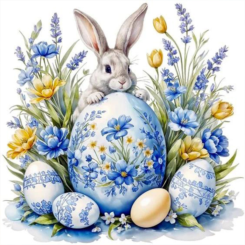 Diamond Painting - Full Round - easter bunny (30*30CM)