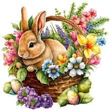 Load image into Gallery viewer, Diamond Painting - Full Round - easter bunny (30*30CM)
