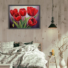 Load image into Gallery viewer, Diamond Painting - Full Round - tulip (40*30CM)
