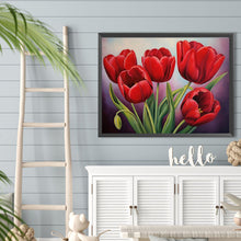Load image into Gallery viewer, Diamond Painting - Full Round - tulip (40*30CM)
