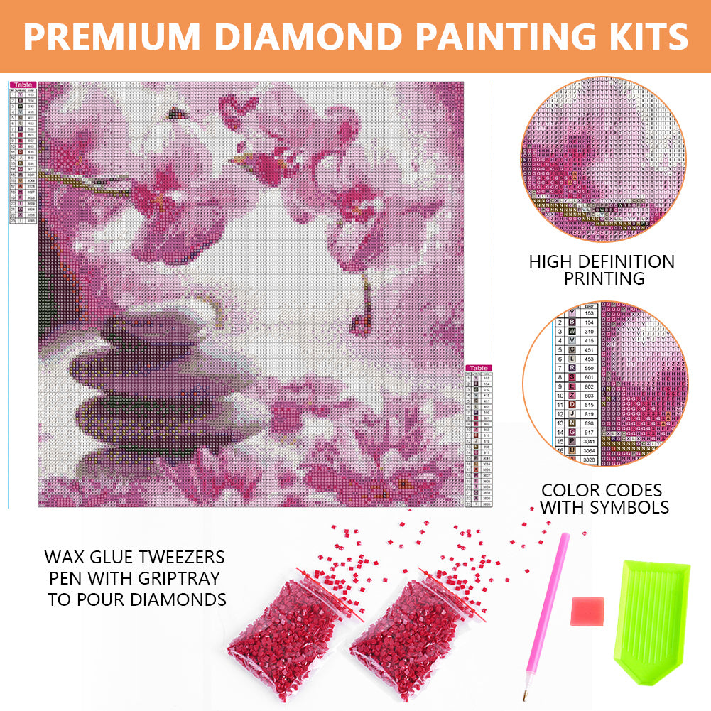 Diamond Painting - Full Square - flower kitten (40*30CM)