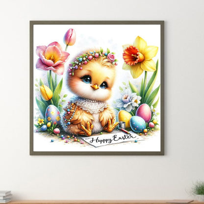 Diamond Painting - Full Round - easter chick (30*30CM)