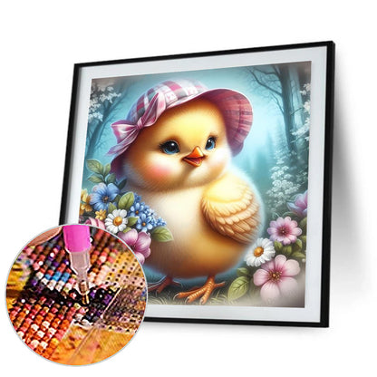 Diamond Painting - Full Round - easter chick (30*30CM)