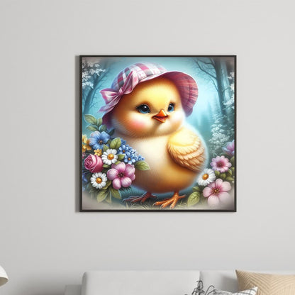 Diamond Painting - Full Round - easter chick (30*30CM)
