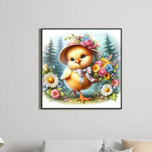 Load image into Gallery viewer, Diamond Painting - Full Round - easter chick (30*30CM)
