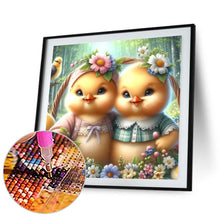 Load image into Gallery viewer, Diamond Painting - Full Round - easter chick (30*30CM)
