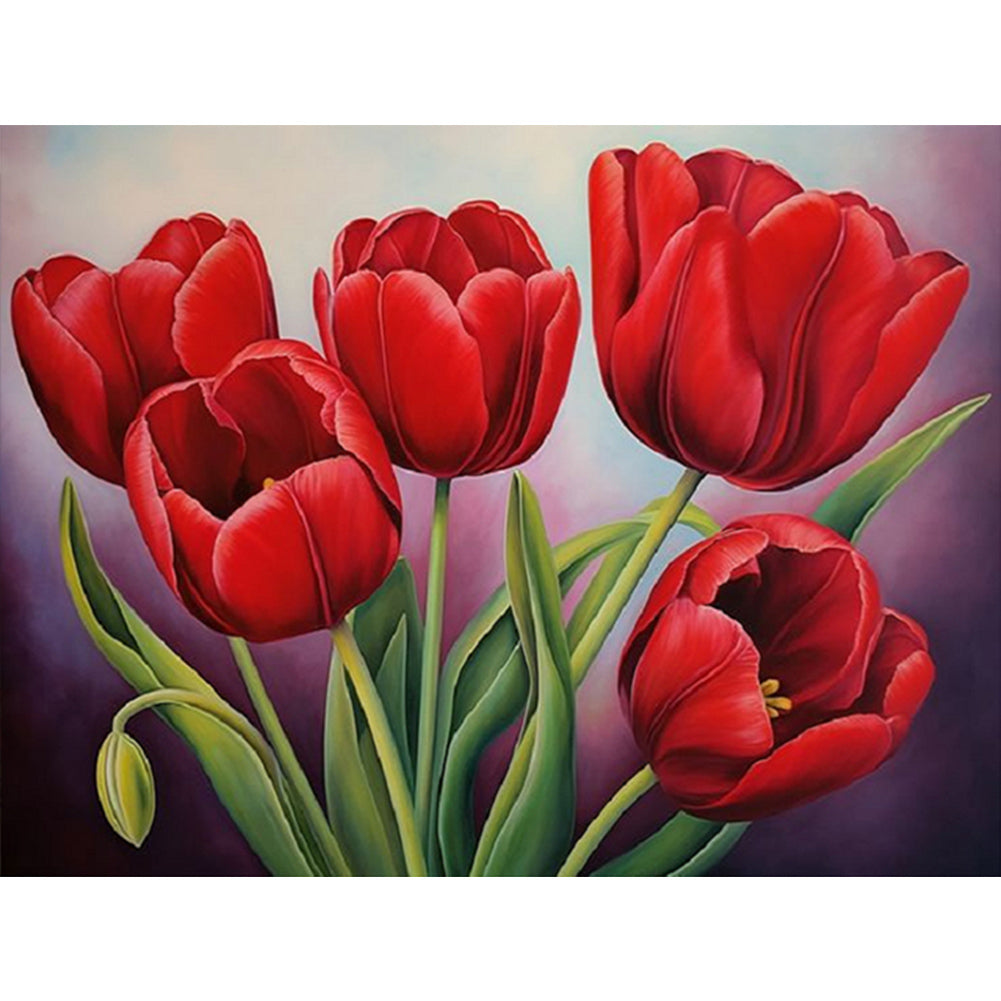 Diamond Painting - Full Square - tulip (40*30CM)