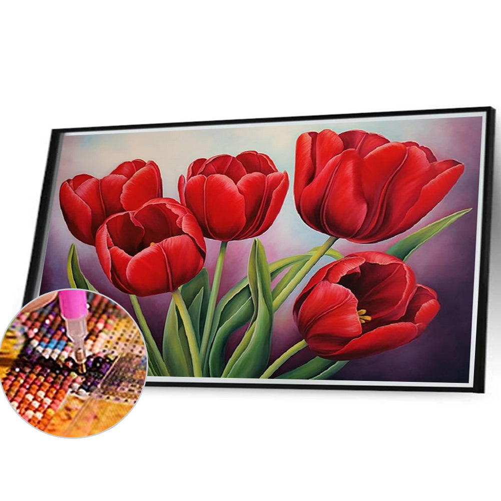 Diamond Painting - Full Square - tulip (40*30CM)