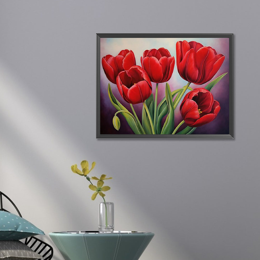 Diamond Painting - Full Square - tulip (40*30CM)