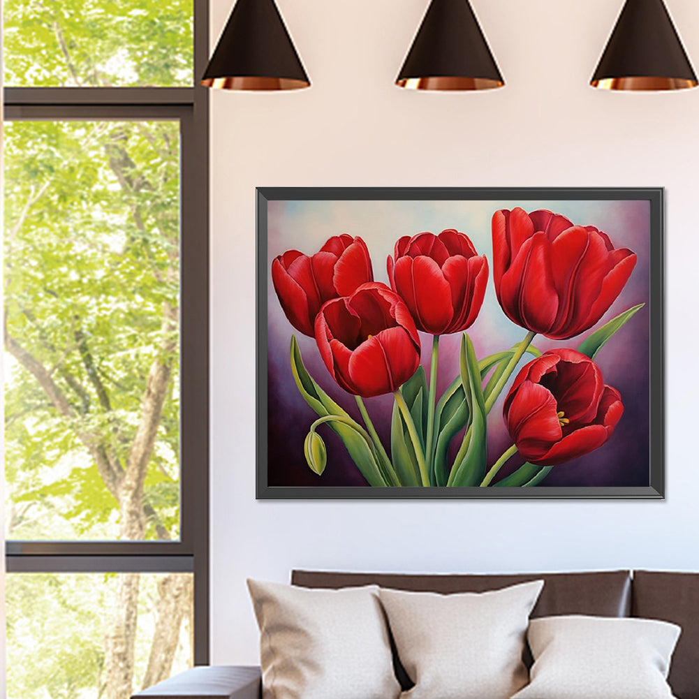 Diamond Painting - Full Square - tulip (40*30CM)