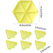 Load image into Gallery viewer, Large Capacity DIY Hexagonal Diamond Painting Tray Kit with Spoon Brush (Yellow)
