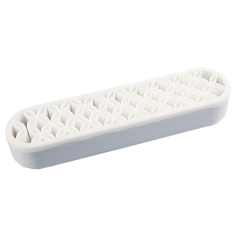 Diamond Painting Pen Holder Cosmetic Storage Box Desktop Brush Holder (White)