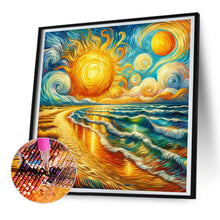 Load image into Gallery viewer, Diamond Painting - Full Round - Van Gogh&#39;s view of the seaside (30*30CM)

