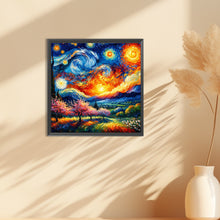 Load image into Gallery viewer, Diamond Painting - Full Round - The scenery through Van Gogh&#39;s eyes (30*30CM)

