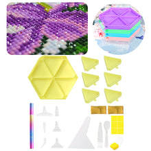 Load image into Gallery viewer, Diamond Painting Tool Accessory Tray Kit with Brush Spoon Glue Clays (Set 2)
