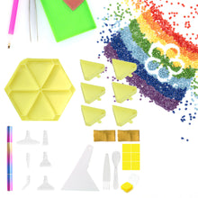 Load image into Gallery viewer, Diamond Painting Tool Accessory Tray Kit with Brush Spoon Glue Clays (Set 2)
