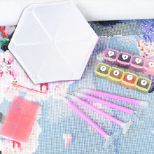 Load image into Gallery viewer, Diamond Painting Tool Accessory Tray Kit with Brush Spoon Glue Clays (Set 2)
