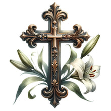 Load image into Gallery viewer, Diamond Painting - Full Square - cross lily (40*70CM)
