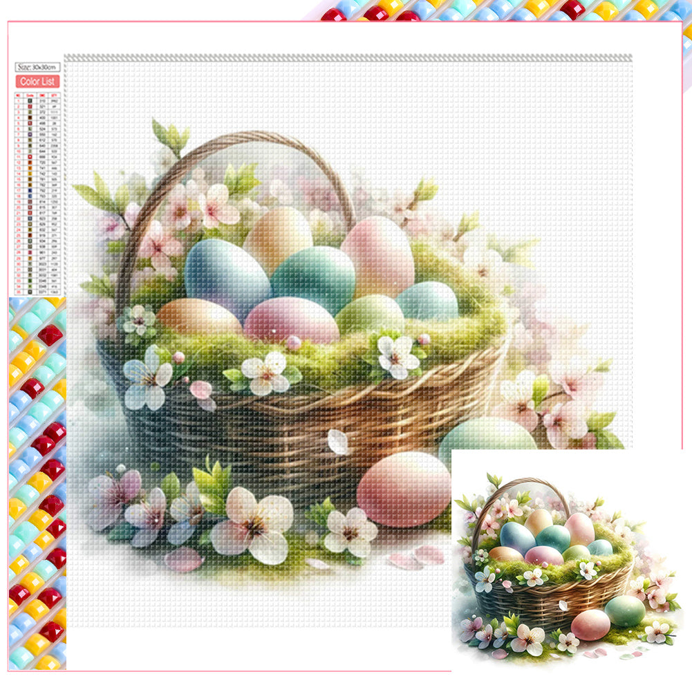 Diamond Painting - Full Square - Easter Egg (30*30CM)