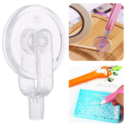 5 Pcs Diamond Paintng Art Wheel with 2Pcs Diamond Painting Glue Clay (White)