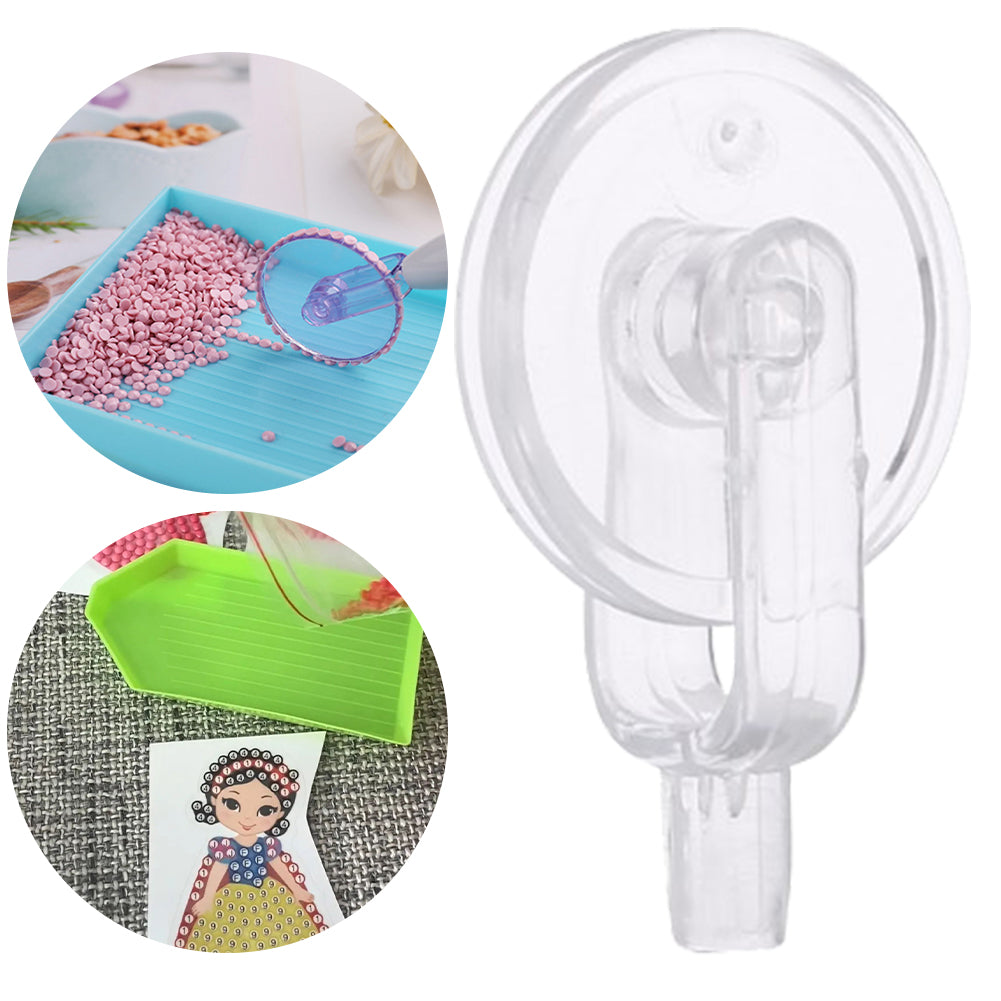 5 Pcs Diamond Paintng Art Wheel with 2Pcs Diamond Painting Glue Clay (White)