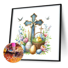Load image into Gallery viewer, Diamond Painting - Full Square - easter cross (30*30CM)
