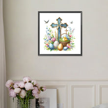 Load image into Gallery viewer, Diamond Painting - Full Square - easter cross (30*30CM)
