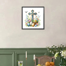 Load image into Gallery viewer, Diamond Painting - Full Square - easter cross (30*30CM)
