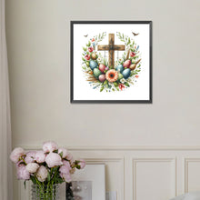 Load image into Gallery viewer, Diamond Painting - Full Square - easter cross (30*30CM)
