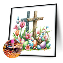 Load image into Gallery viewer, Diamond Painting - Full Square - easter cross (30*30CM)
