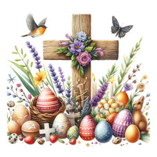 Load image into Gallery viewer, Diamond Painting - Full Square - easter cross (30*30CM)

