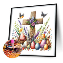 Load image into Gallery viewer, Diamond Painting - Full Square - easter cross (30*30CM)
