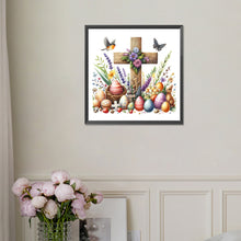 Load image into Gallery viewer, Diamond Painting - Full Square - easter cross (30*30CM)
